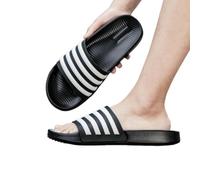 BQDPYZBD Pantuflas Sandalias Planas De Verano para Hombre Talla Grande-negro-50-51