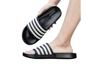 BQDPYZBD Pantuflas Sandalias Planas De Verano para Hombre Talla Grande-negro-50-51