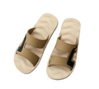 BQDPYZBD Pantuflas Zapatillas De Verano para Hombre Al Aire Libre, Antideslizantes, Masaje, Tallas Grandes, Ducha, Casa Hombre-caqui-48-49