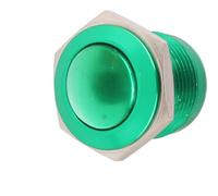 BQHHWTZ 1 botón pulsador de metal redondo / plano / alto de óxido de aluminio de 16 mm sin reinicio automático, reinicio momentáneo para uso en PC