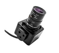 BQHHWTZ Cámara IP tipo mini 4K de 2 12 mm, lente varifocal para sistema POE NVR, sistema P2P, cámara de videovigilancia