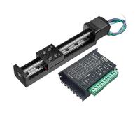 BQHHWTZ Mini mesa corredera tipo T para carril lineal paso de 50/100/200/300 mm de carrera trapezoidal tornillo motor paso a paso para impresora CNC 3D XYZ Axis
