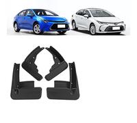 Bqieai 4PCS Coche Delantero Trasero Faldillas Antibarro, para Toy-OTA Corolla Sedan 2019-2024 Rueda Salpicaduras Impermeable Guardabarros Protección Accesorios