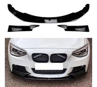 Bqieai Coche ABS Alerón Parachoques Delantero lip, para BMW 1 Series F20 F21 Early M Sport 2012-2014 Spoiler Labio Divisor Lip Mentón Anti choques ProteccióN Accesorios