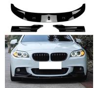 Bqieai Coche ABS Alerón Parachoques Delantero lip, para BMW 5 Series F10 F11 M Sport 2011-2017 Spoiler Labio Divisor Lip Mentón Anti choques ProteccióN Accesorios