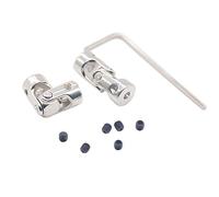 BQingWay 1pc 5 * 8 * 8 mm 6 Metal Barco Cardan cardán acoplamientos Modelo Conector de unión Universal DIY del Eje del Motor Montaje de Accesorios (tamaño : 6X8)