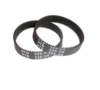 BQingWay 2pcs 225-3M Dentada Planer Correa de transmisión for Bosch PHO1 PHO100 PHO15-82 PHO16-82 PHO20-2 GHO14.4V GH018V 2604736001