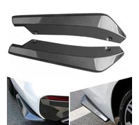 BQKCD 2 Piezas Alerón Techo Trasero para Hyundai N Performance I30N I35, Parachoques Difusor Divisor Trasero Alerón de Ángulo Coche Protección contra Arañazos,B/Carbon Black
