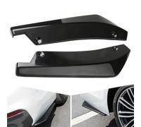 BQKCD 2 Piezas Alerón Techo Trasero para Romeo Mito 147 159 156 166 155, Parachoques Difusor Divisor Trasero Alerón de Ángulo Coche Protección contra Arañazos,A/Black
