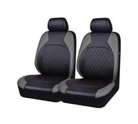 BQKCD Fundas Asientos Coche Cuero para Ford Transit Custom 2018-2024, Delantero Funda Asiento Fundas Universales Impermeables Cómodo Transpirable Accesorios,B/Grey