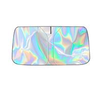 BQKCD Parasol para Parabrisas de Coche para VW T-Roc 2017-2023 2024, Parasol Coche Delantero Plegable Protección UV Protector Solar Interior Accesorios,A/140 * 70cm