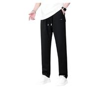 BQLFPOIHP AeroStrides - Pull On Waffle Stretch Casual Pants, Lacyaura Pant Men(Black,4XL)