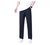 BQLFPOIHP AeroStrides - Pull On Waffle Stretch Casual Pants, Lacyaura Pant Men(Cyan,L)