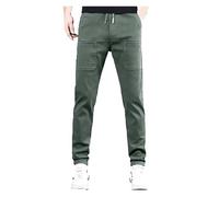 BQLFPOIHP Mencomfy Cargo Pants, Mencomfy - High Stretch Multi-Pocket Cargo Pants, Waterproof Cargo Pants(Green,2XL)