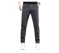 BQLFPOIHP Mencomfy Cargo Pants, Mencomfy - High Stretch Multi-Pocket Cargo Pants, Waterproof Cargo Pants(Dark grey,L)