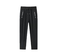 BQLFPOIHP Nallywear Stretch Pants, Stretch Active Pants For Women, Airflexion - Pull On Ice Silk Comfort Sweatpants(Black-straight,7XL)