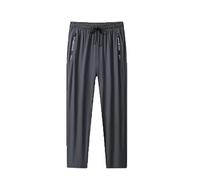 BQLFPOIHP Nallywear Stretch Pants, Stretch Active Pants For Women, Airflexion - Pull On Ice Silk Comfort Sweatpants(Gray-straight,L)