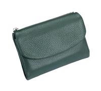 BQLFPOIHP Unisex Leather Wallet, Genuine Leather Coin Purse, Small Compact Bifold Pocket Purse with Credit Card Holder, Genuine Wallet(Lake Blue)