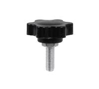 BQLZR 2.9x2.4cm Black Music Stand Handle Installation Screw para piezas de accesorios de instrumentos musicales