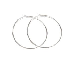 BQLZR 2 cuerdas de repuesto para piano de alambre de acero, 1 m, 13 #, color plateado