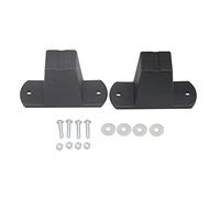 BQLZR 2 Patas de Equipaje de Plástico para Maletas Almohadillas Base para Patas Pies de Perno Color Negro