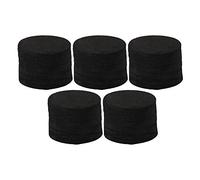 BQLZR 28 x 20 mm Esponja de disparador de tambor con piezas adhesivas para instrumentos de percusión (5 unidades)