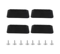 BQLZR 4,7 x 1,6 cm, soporte lateral inferior de plástico con tornillos, paquete de 4, M4231024013