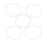 BQLZR - 5 bandas elásticas de repuesto para soporte de micrófono U87, color gris