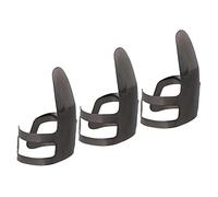 BQLZR acero inoxidable dedo Pick guitarra púas Pack de 3