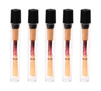 BQLZR Lengüetas de bambú multicolor estilo alemán para Oboe Woodwind Instruments accesorios para estudiantes principiantes estudiantes, pack de 5