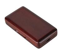 BQLZR marrón de madera Oboe Reed Case con Suave Spray lacado superficie para 3 lengüetas para Oboe