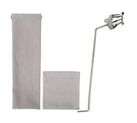 BQLZR Soporte cuadrado de 4 x 4 mm para hoja de música, soporte de clip para lira, instrumento musical para llaves verticales de 3/4, parte barítona