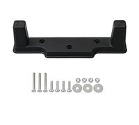 BQLZR Soporte inferior de equipaje de 9.45 pulgadas, almohadilla de plástico resistente para equipaje en bolsa de rodillo de pie, pie de perno de equipaje con piezas de montaje