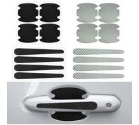 BQRKOTM 16 Pièces Film Protecteur pour Poignée de Porte de Voiture, Universel Autocollant Voiture Autoadhésive pour Poignée de Porte, Anti-Rayures, pour Plupart des Poignées de Porte