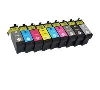 BQRTVXSD Compatible con Cartuchos de Tinta pigmentada for impresoras fotográficas de Gran Formato seleccionadas, reemplazo for la Serie T7601-T7609, Paquete de 4(1 Set 9 PCS)