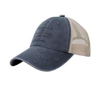 bqsjduidnc Charlie Kirk Freedom is Not Free, It Must Be Fought for and Defended, gorra de camionero, gorra de béisbol de malla vaquera, azul marino, Talla única