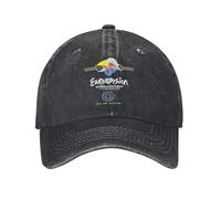 BQWRUUYM Eurovision Song Contest 2006 Gorra de béisbol Vintage Denim Desgastado Lavado Ropa para la cabezaUnisex Style Outdoor Workouts Soft Caps Hat
