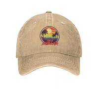 BQWRUUYM Gorra de Vacaciones Isla Nublar Cowboy Hat All Seasons Travel Ajustable Snap Back Hat Sunscreen Tenis para Hombres Mujeres