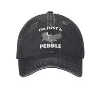 BQWRUUYM Gorras de béisbol clásicas I'm Just a Pebble Dandy's World para Hombres y Mujeres con Ropa de Cabeza de Denim Desgastado Juego de Terror al Aire Libre Gorra Ajustable para Exteriores