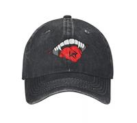 BQWRUUYM Gorras de béisbol Jujutsu Sukuna Mouth Kaisen Classic Distressed Denim Comic Anime Snapback Gorra Ajustable para Hombres y Mujeres