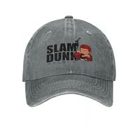 BQWRUUYM Gorras de béisbol Unisex Slam Dunk Sakuragi Gorras de Baloncesto desgastadas lavadas Gorra Retro Ajustable al Aire Libre Gorra Snapback
