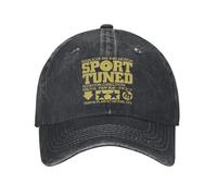 BQWRUUYM Gorras de béisbol Unisex Sport Tuned Motor Gorras de algodón Desgastado Gorra Casual Outdoor Workouts Ajuste Ajustable Gorra Snapback