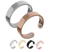 BQWXIEC Anillo de cobre para terapia de próstata, anillo de vitalidad para migrañas, anillos de cobre para hombres, elegante regalo de joyería ajustable. (2pcs-a)