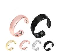 BQWXIEC Anillo de cobre para terapia de próstata, anillo de vitalidad para migrañas, anillos de cobre para hombres, elegante regalo de joyería ajustable. (2pcs-c)