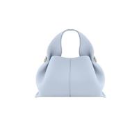 BQWXIEC Bolso de cuero con silueta de nube, bolso de mano de cuero con forma de bola de masa hervida, bolso bandolera retro, bolso hobo informal con forma de bola de masa hervida (Glacier Blue,Large)