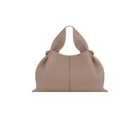 BQWXIEC Bolso de cuero con silueta de nube, bolso de mano de cuero con forma de bola de masa hervida, bolso bandolera retro, bolso hobo informal con forma de bola de masa hervida (Gray,Medium)