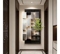 BQZKTVED Valdoza Gran Escultura de Pared 3D con Luz LED|Decoración de Pared 3D con Luz LED para Sala Estar,Entrada y Pasillo|Lámpara Creativa(B-Multi-Colored,60x120cm)