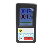 BR-6 Detector De Radiación Nuclear Portátil, Contador Geiger, Probador Rayos X, Dosímetro Personal, Detectores Mármol Sensibilidad en todo momento con total confianza(Black)