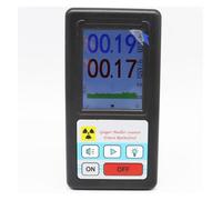 BR-6 Detector De Radiación Nuclear Portátil, Contador Geiger, Probador Rayos X, Dosímetro Personal, Detectores Mármol Beta Gamma Sensibilidad en todo momento con total confianza(Black)
