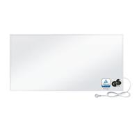 BR Bringer Calefacción por infrarrojos de 1200 W, con termostato y mando a distancia, calefacción eléctrica por infrarrojos de bajo consumo, con certificado TÜV GS, marca de calidad alemana (blanco)